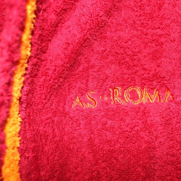 FREE*❤️official AS Roma bath robe kids size XXS 110cm/6years old soccer football - Picture 3 of 5
